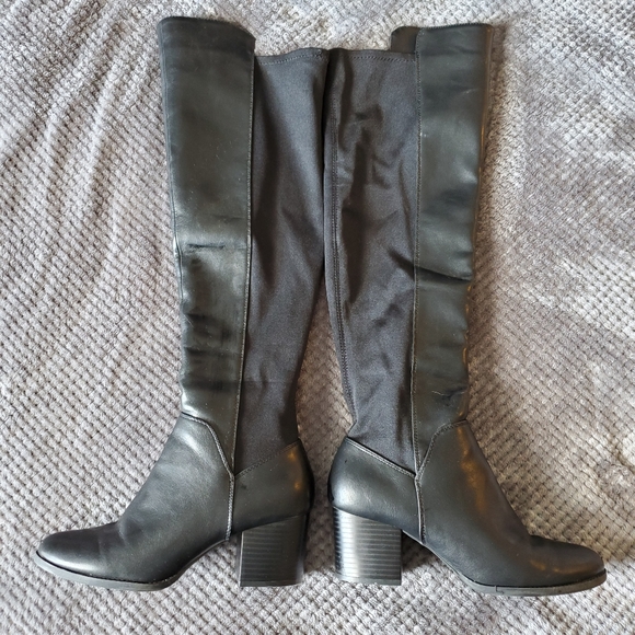 Call It Spring Shoes - Black knee high boots - Size 8